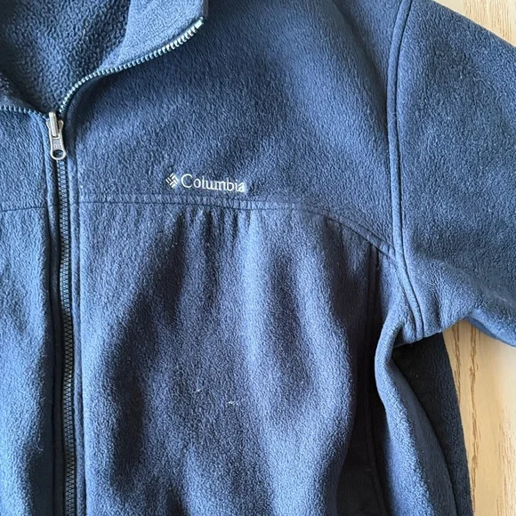 Columbia Navy Full-Zip Fleece Jacket - Picture 3 of 4